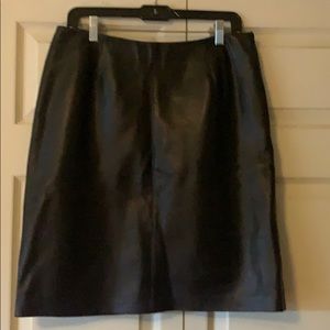 Alfani leather skirt